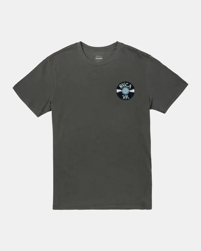 RVCA Short Sleeves Dance Haul TShirt Pirate Black 8211 Men