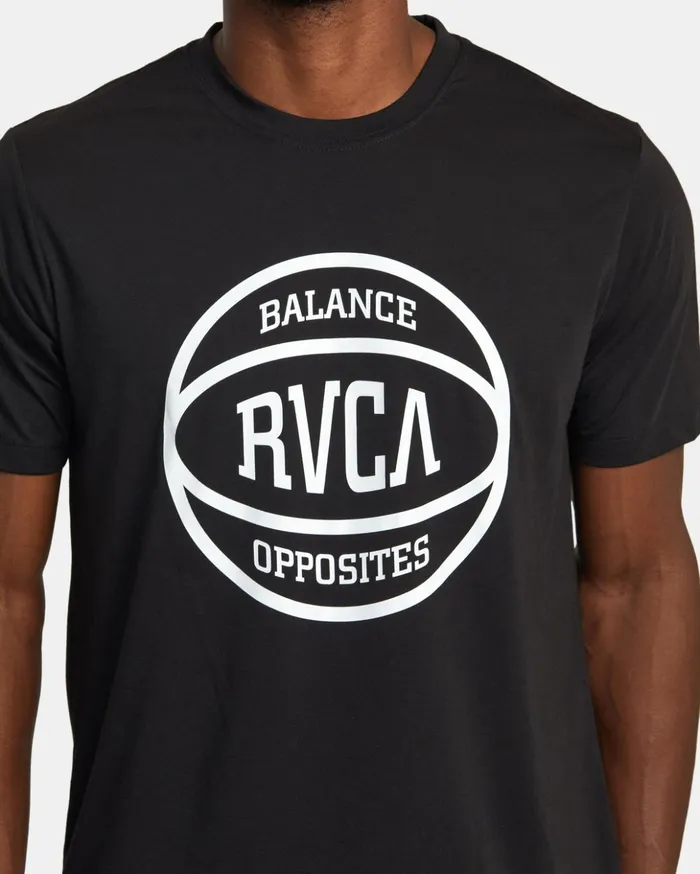 RVCA Short Sleeves RVCA Ball TShirt Black 8211 Men