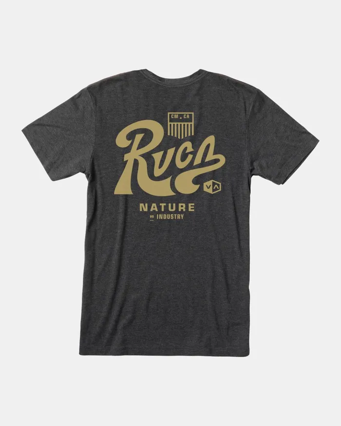 RVCA Short Sleeves Tactix Tee Black 8211 Men