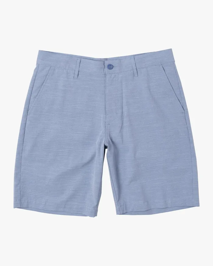 RVCA Shorts Boy039s Balance Hybrid 17034 Boardshorts Nautical Blue 8211 Boys
