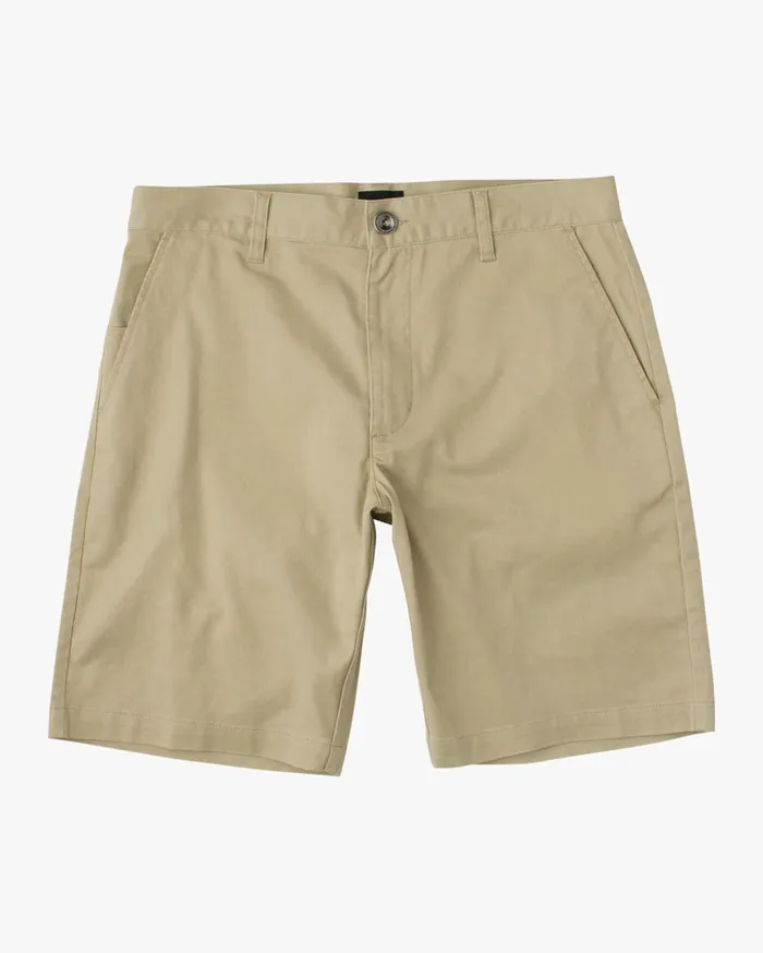 RVCA Shorts Boys Weekday Stretch Short Khaki 8211 Boys