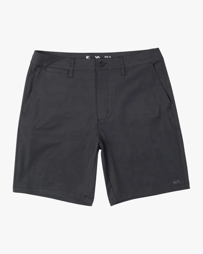RVCA Shorts Hybrids Back In Hybrid Walkshorts 19034 Black 8211 Men