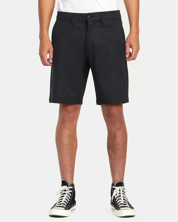 RVCA Shorts Hybrids Back In Hybrid Walkshorts 19034 Black 8211 Men
