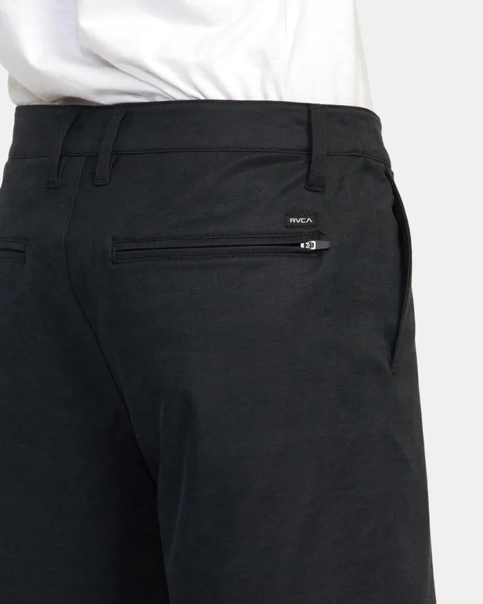 RVCA Shorts Hybrids Back In Hybrid Walkshorts 19034 Black 8211 Men