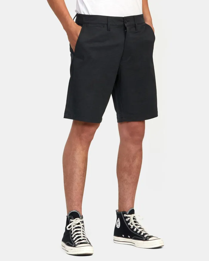 RVCA Shorts Hybrids Back In Hybrid Walkshorts 19034 Black 8211 Men