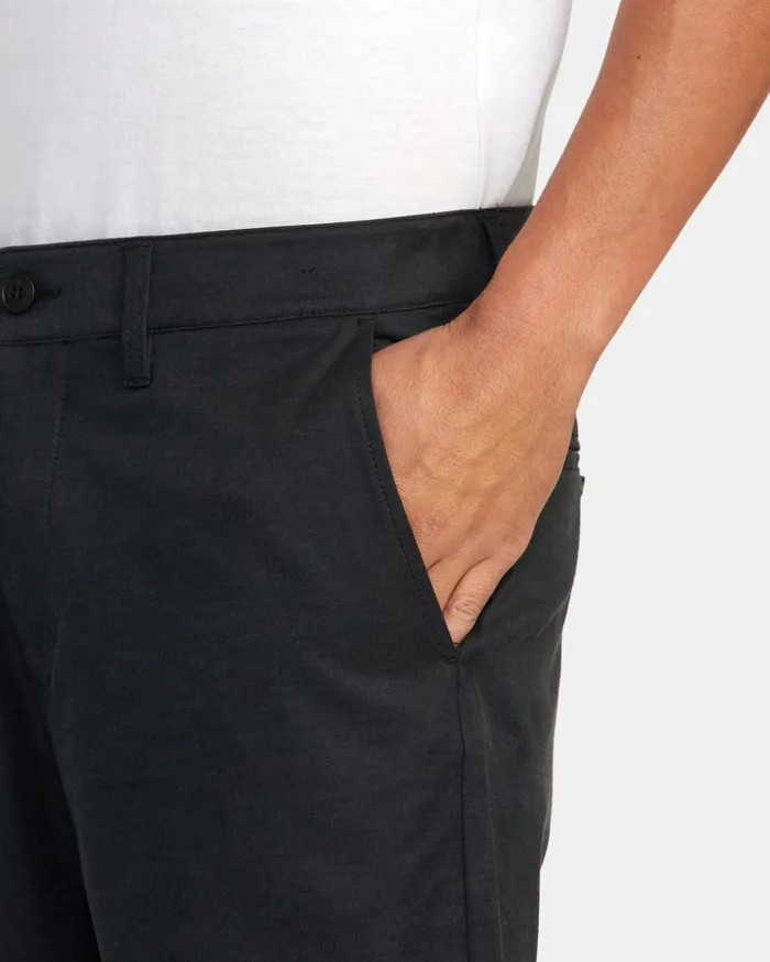 RVCA Shorts Hybrids Back In Hybrid Walkshorts 19034 Black 8211 Men