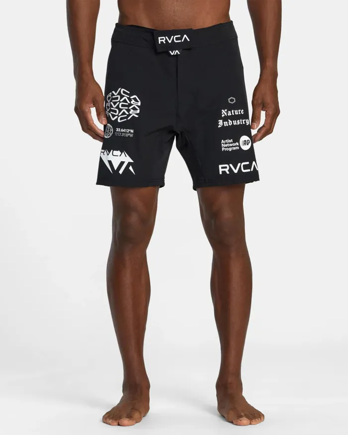 RVCA Shorts Hybrids Fight Scrapper Elastic Waist Walkshorts 15034 Black All Brand 2 8211 Men RVCA Shorts Hybrids Fight Scrapper Elastic Waist Walkshorts 15034 Black All Brand 2 8211 Men