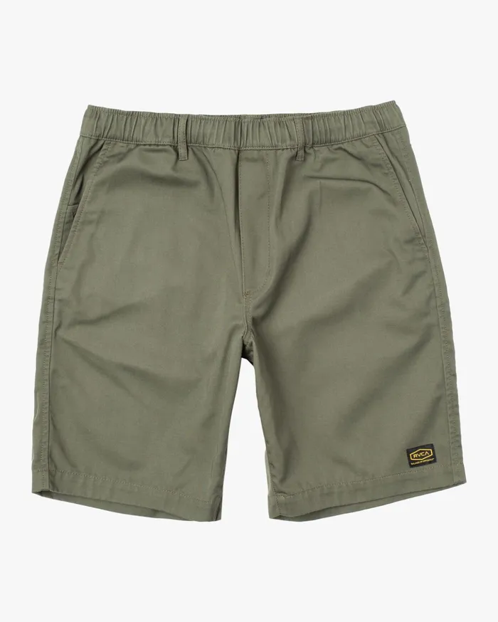 RVCA Shorts Hybrids Recession Collection Americana Elasticized 20034 Shorts Olive 8211 Men RVCA Shorts Hybrids Recession Collection Americana Elasticized 20034 Shorts Olive 8211 Men