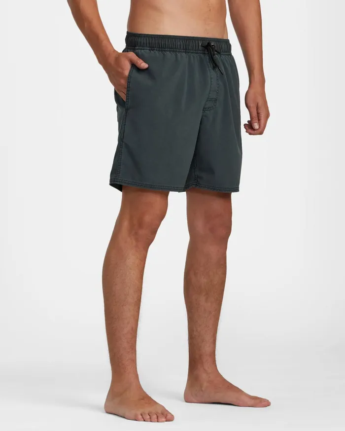 RVCA Shorts Hybrids VA Pigment Elastic Waist Boardshorts 17034 Rvca Black 8211 Men RVCA Shorts Hybrids VA Pigment Elastic Waist Boardshorts 17034 Rvca Black 8211 Men