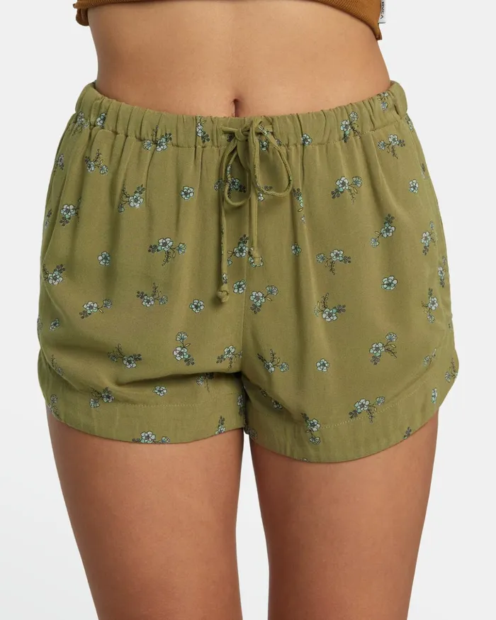 RVCA Shorts Skirts New Yume Drawcord Shorts Aloe 8211 Women