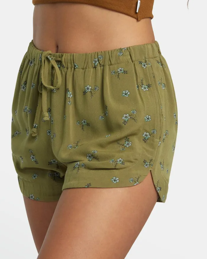 RVCA Shorts Skirts New Yume Drawcord Shorts Aloe 8211 Women