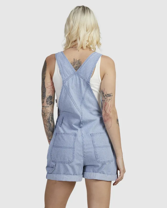 RVCA Shorts Skirts Sloucher Overall Dungaree Shorts Coast 8211 Women