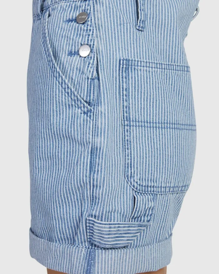 RVCA Shorts Skirts Sloucher Overall Dungaree Shorts Coast 8211 Women