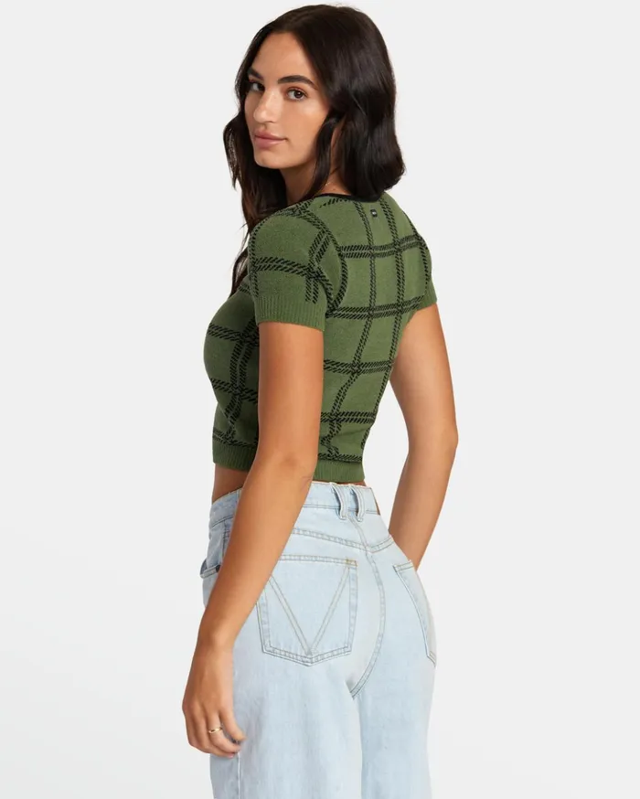 RVCA Sweaters Betty Sweater Leaf 8211 Women