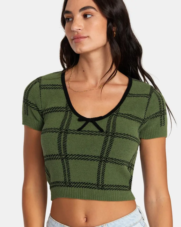 RVCA Sweaters Betty Sweater Leaf 8211 Women
