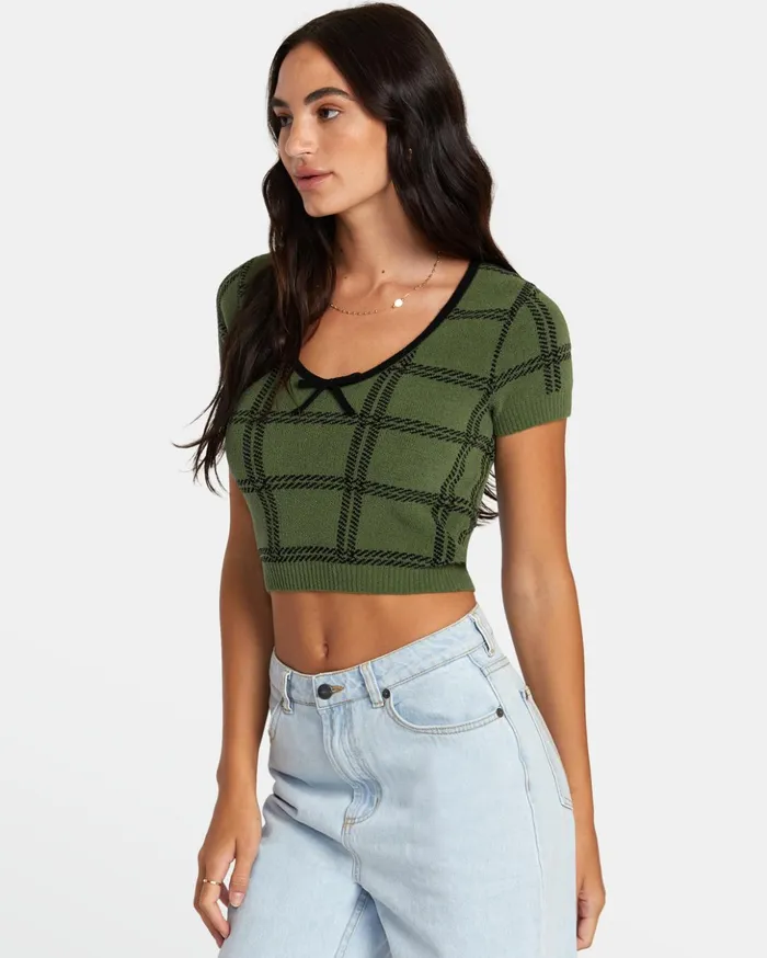 RVCA Sweaters Betty Sweater Leaf 8211 Women