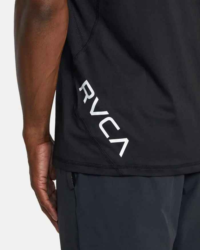 RVCA Tank Tops Sport Vent Tank Top Whiteblack 8211 Men