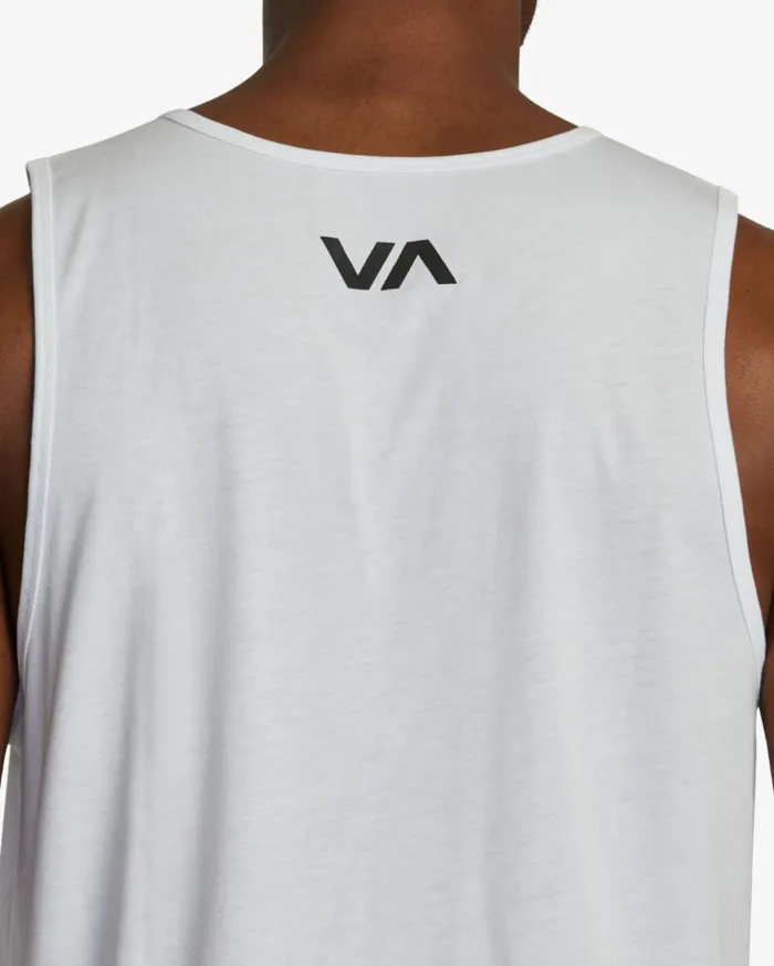 RVCA Tank Tops VA RVCA Blur Tank Top White 8211 Men