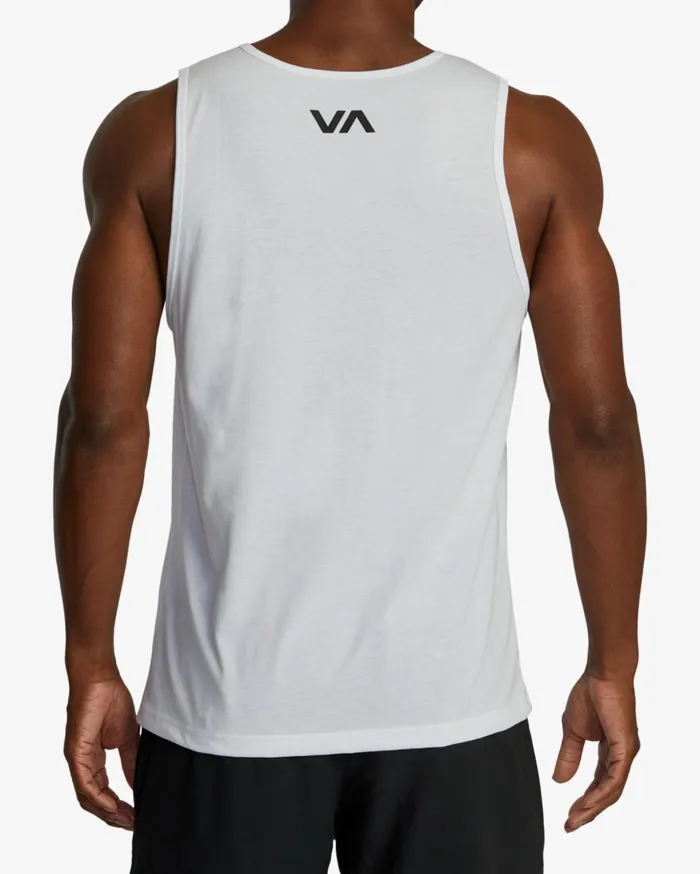 RVCA Tank Tops VA RVCA Blur Tank Top White 8211 Men