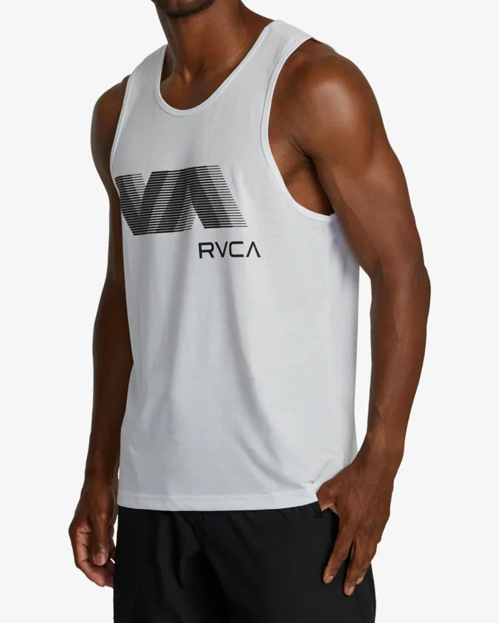 RVCA Tank Tops VA RVCA Blur Tank Top White 8211 Men