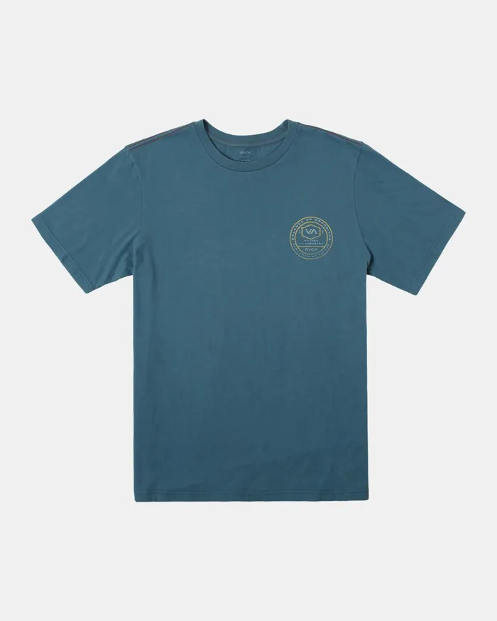 RVCA Tees Tanks Boy039s Tract Tee Duck Blue 8211 Boys
