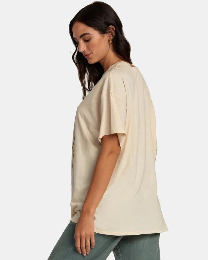 RVCA Tees Tanks Expand TShirt Latte 8211 Women