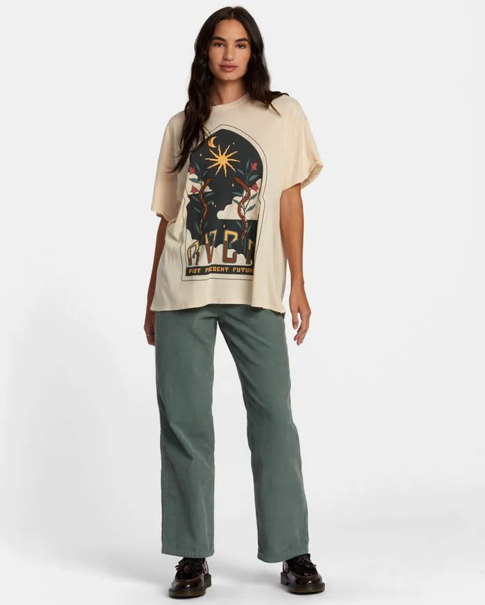 RVCA Tees Tanks Expand TShirt Latte 8211 Women