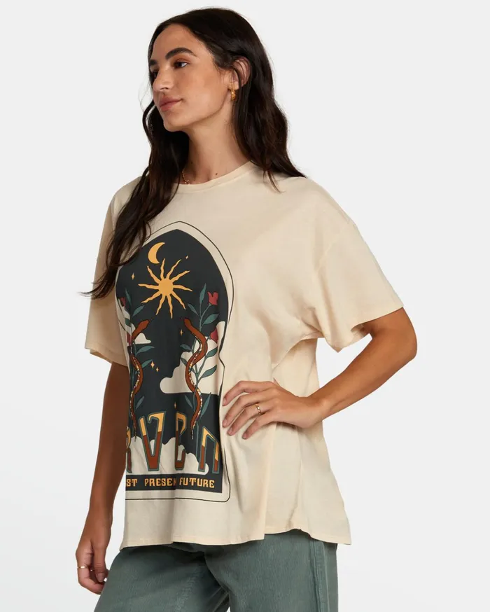 RVCA Tees Tanks Expand TShirt Latte 8211 Women