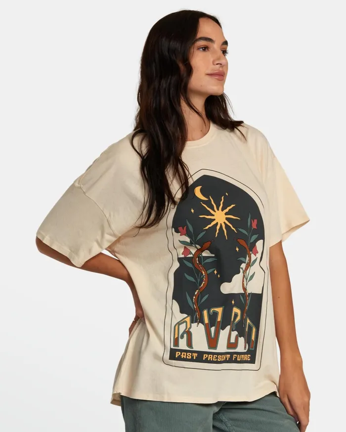 RVCA Tees Tanks Expand TShirt Latte 8211 Women