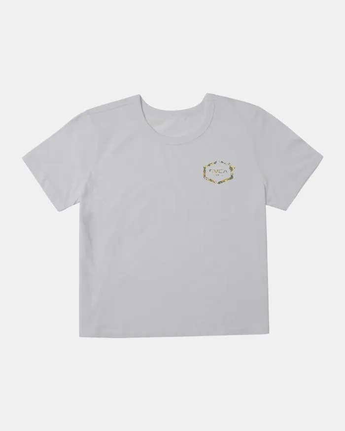 RVCA Tees Tanks Hawaii Hex TShirt White 8211 Women