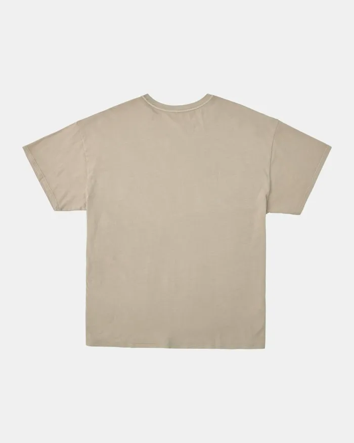 RVCA Tees Tanks Uprising Tee Chalk 8211 Women
