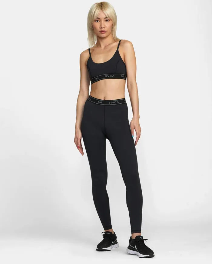 RVCA Tops Base Sports Bra Black 8211 Women