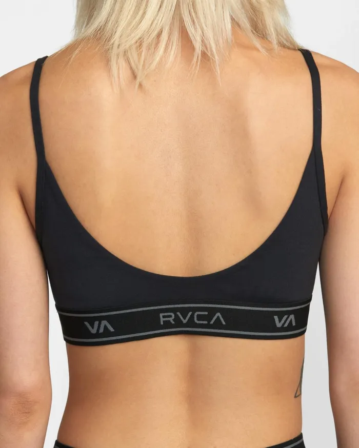 RVCA Tops Base Sports Bra Black 8211 Women