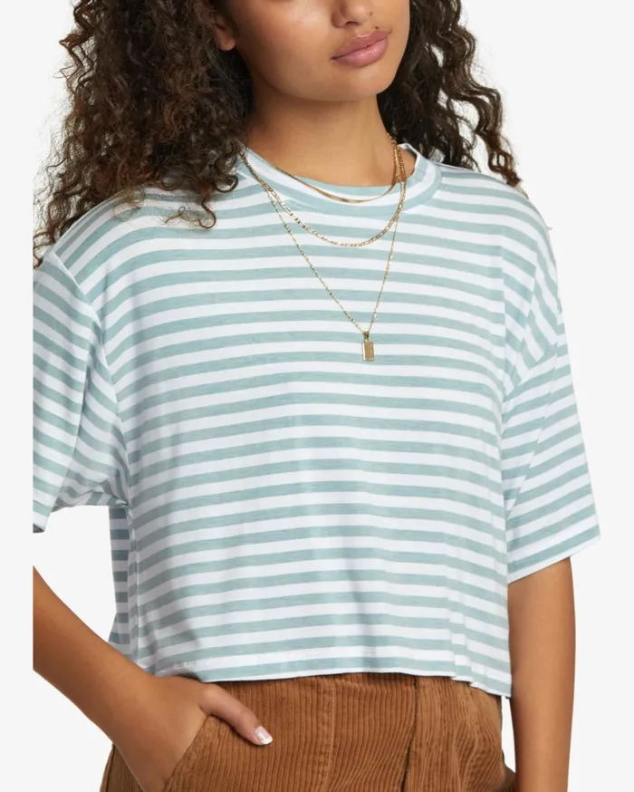 RVCA Tops Hooky Tee Shale 8211 Women