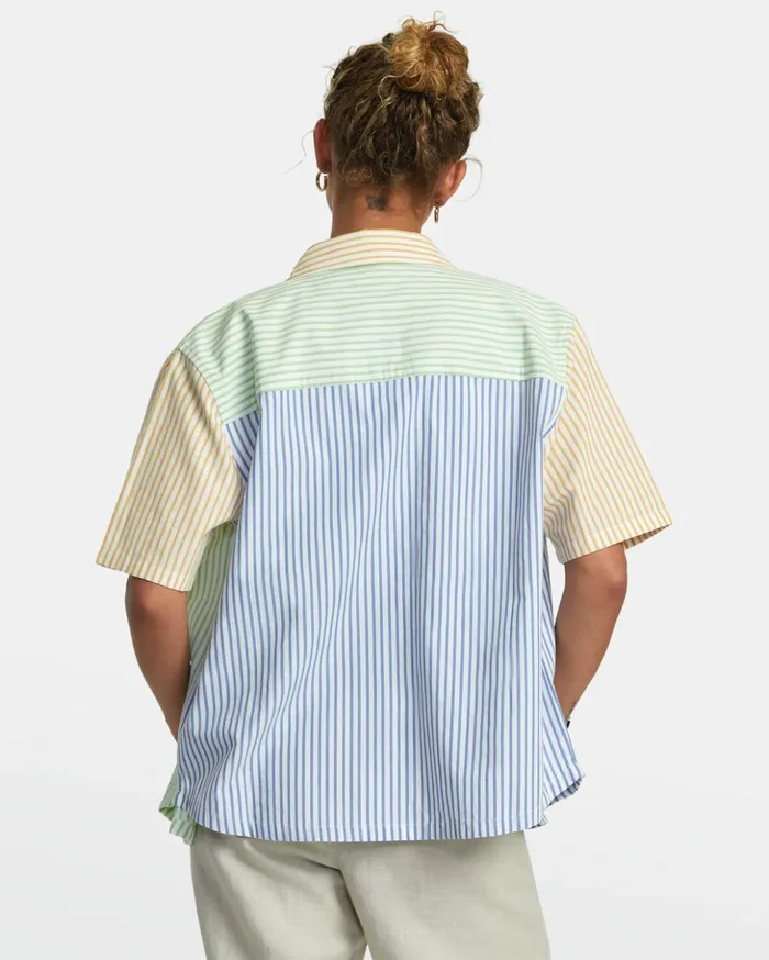 RVCA Tops Nauti Shirt Short Sleeve Shirt Multi 8211 Women