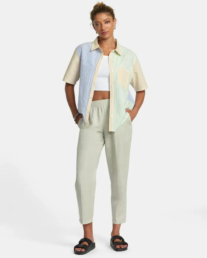 RVCA Tops Nauti Shirt Short Sleeve Shirt Multi 8211 Women