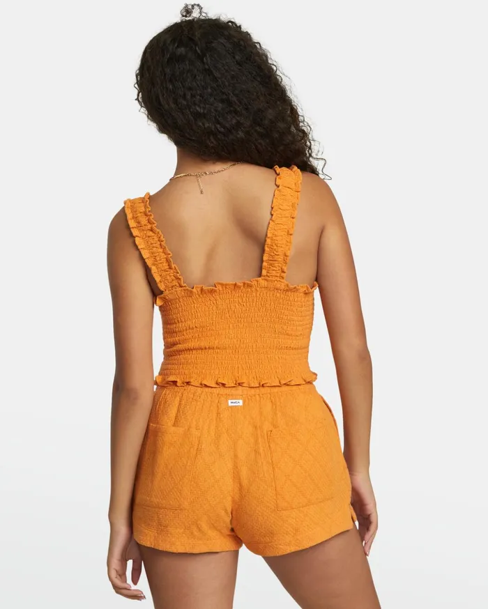 RVCA Tops Terrace Tank Top Tangerine 8211 Women