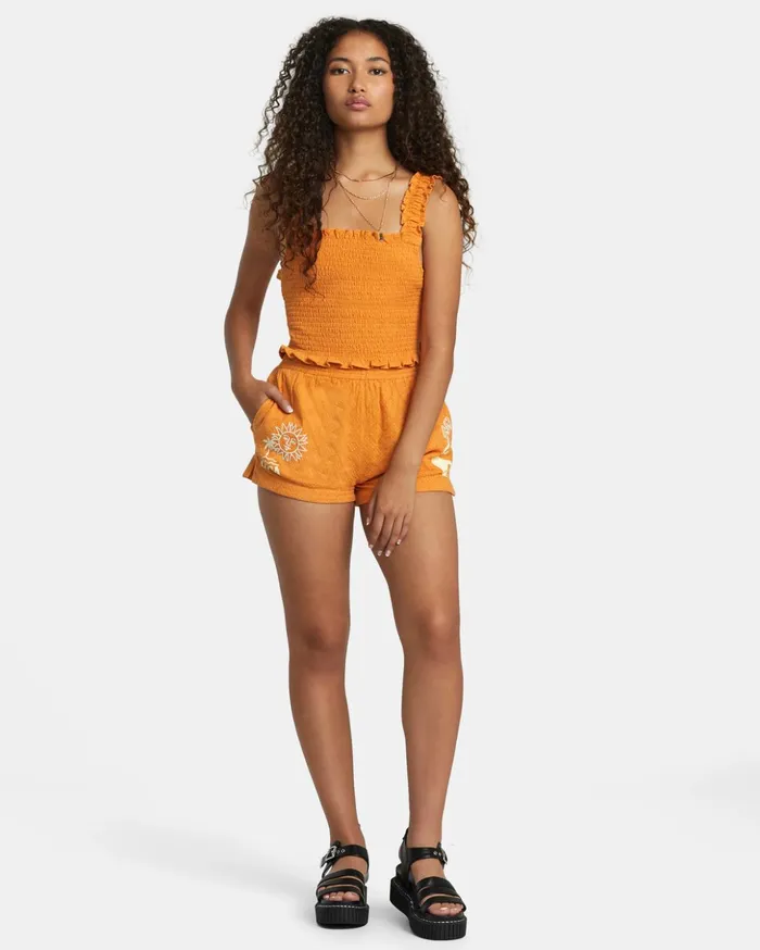 RVCA Tops Terrace Tank Top Tangerine 8211 Women