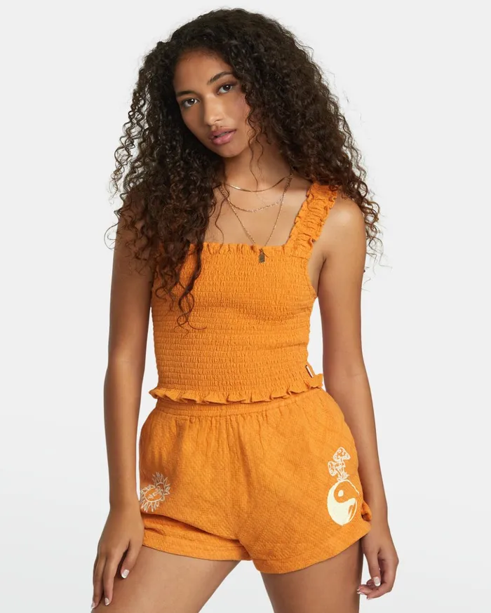 RVCA Tops Terrace Tank Top Tangerine 8211 Women