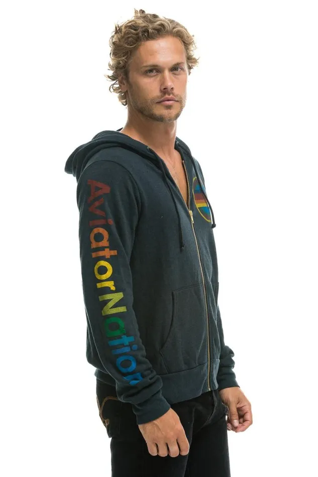 San Francisco Hoodie 8211 Charcoal WomenMen Aviator Nation Hoodies