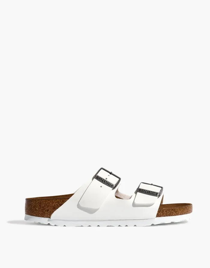 Sandals Women Madewell Birkenstock Arizona Sandals In BirkoFlor White