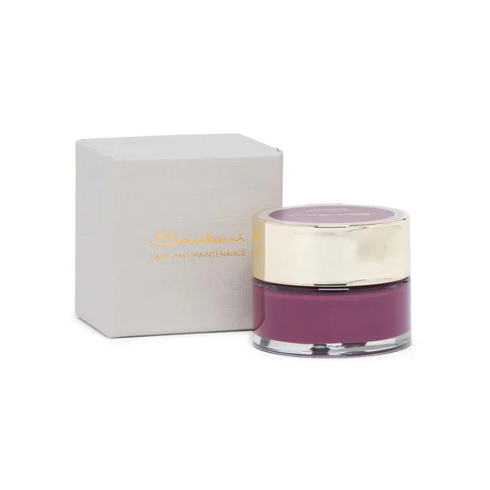 Santoni Burgundy Shoe Cream WomenMen Shoe Care