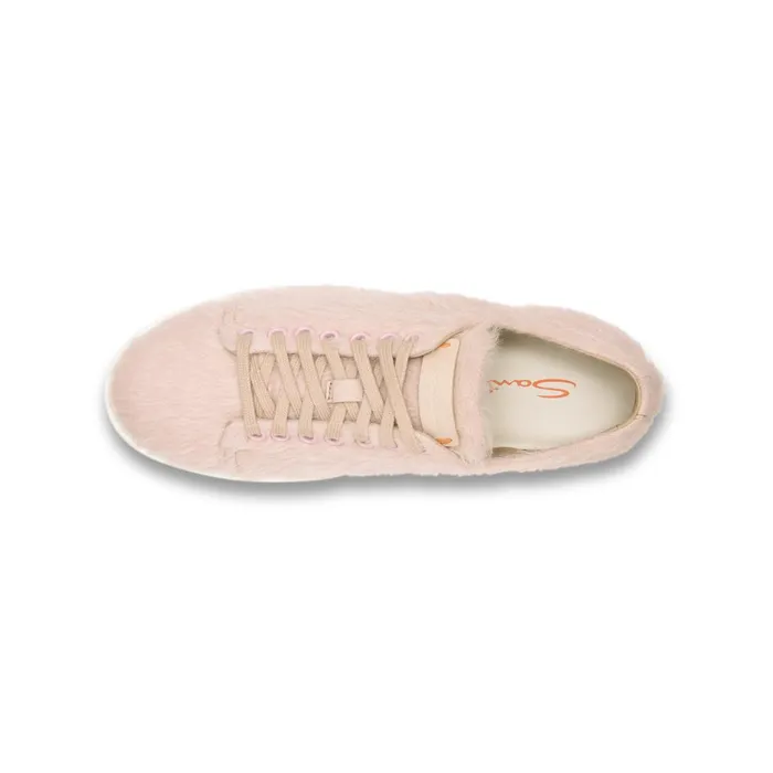Santoni Pink Wool Sneaker Women Sneakers