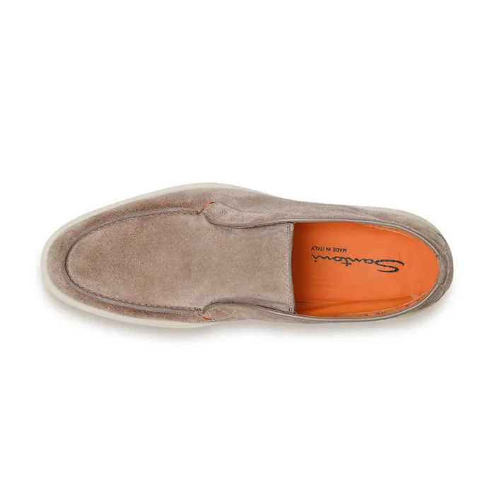 Santoni Taupe Suede Desert Boot Men Boots