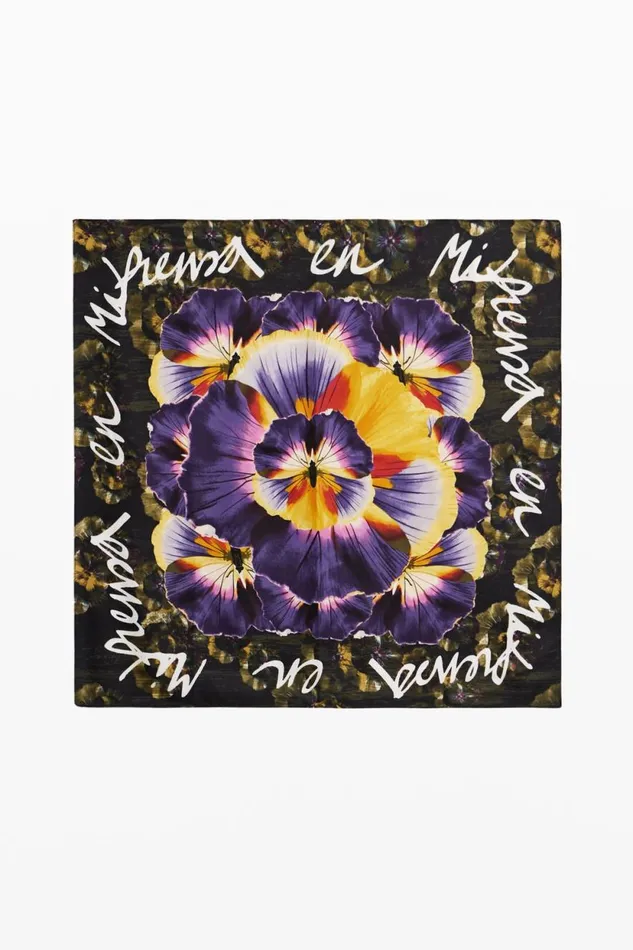 Scarves And Scarf Women Desigual Floral Scarf M Christian Lacroix Materialfinishes