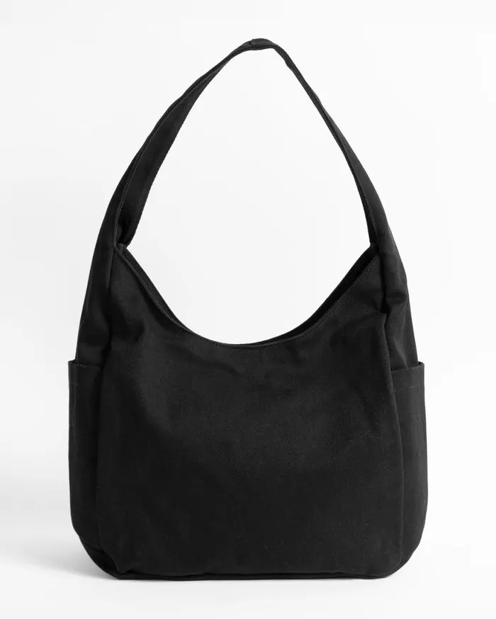 Schoolyard Canvas Hobo Tote 8211 New Black Womens Volcom Bags and Backpacks