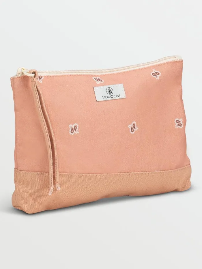 Schoolyard Canvas Pouch 8211 Clay Kids Volcom Accessories