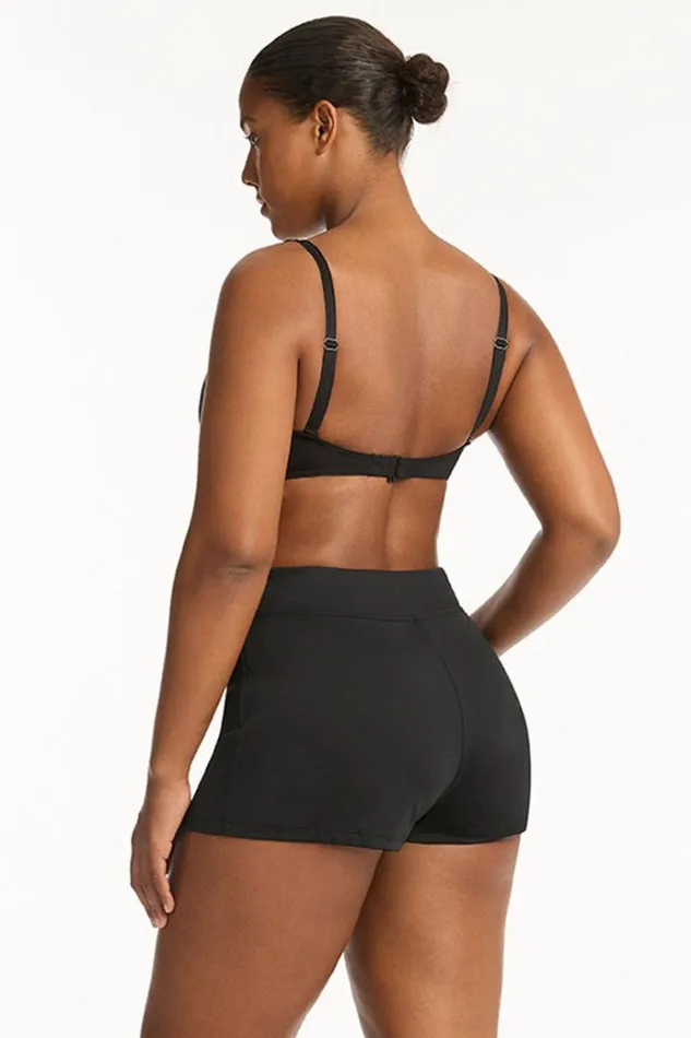 Sea Level Bottoms Eco Essentials Swim Short Eco Essentials Black 8211 Women