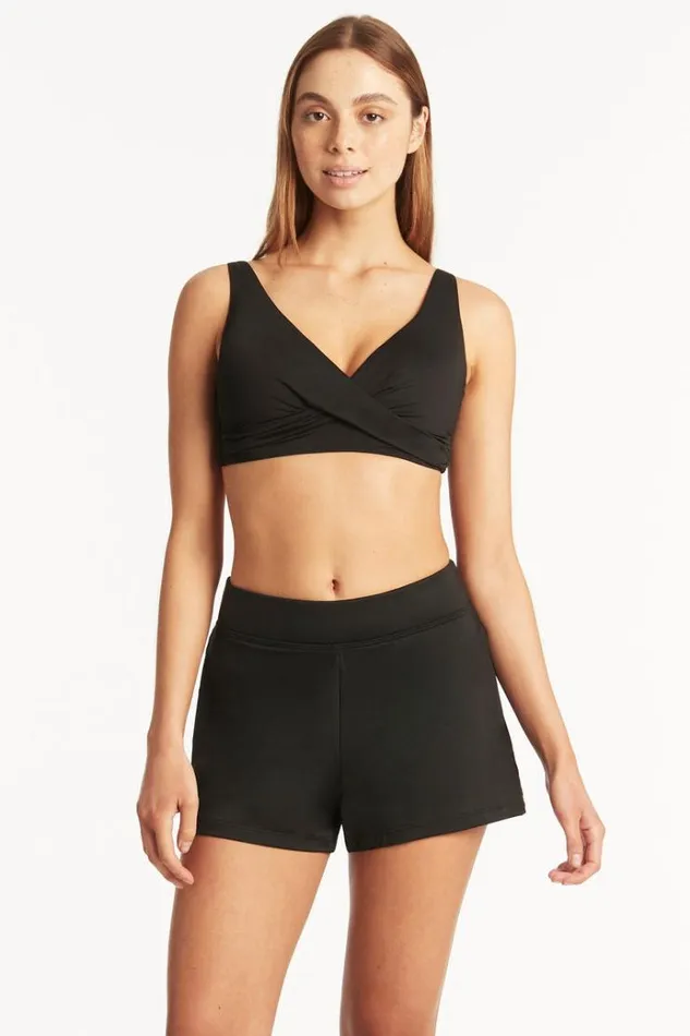 Sea Level Bottoms Eco Essentials Swim Short Eco Essentials Black 8211 Women Sea Level Bottoms Eco Essentials Swim Short Eco Essentials Black 8211 Women