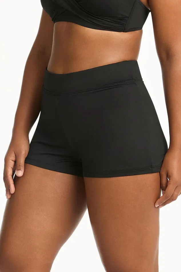 Sea Level Bottoms Eco Essentials Swim Short Eco Essentials Black 8211 Women Sea Level Bottoms Eco Essentials Swim Short Eco Essentials Black 8211 Women